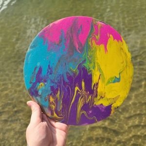 Acrylic pour painting